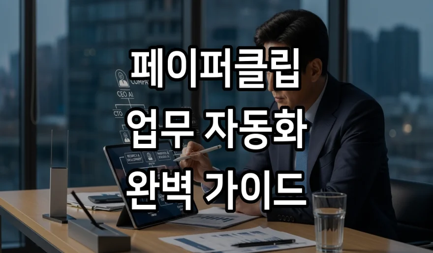 Paperclip 업무 자동화